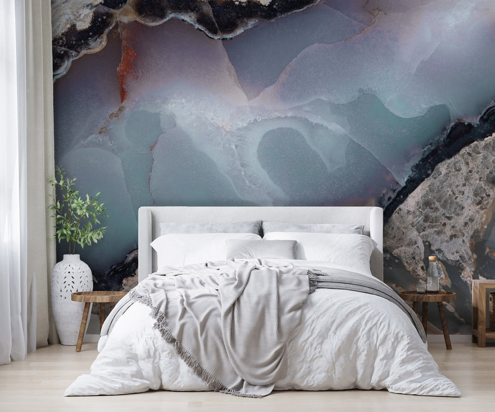 Agate in Seafoam Made to Measure Mural