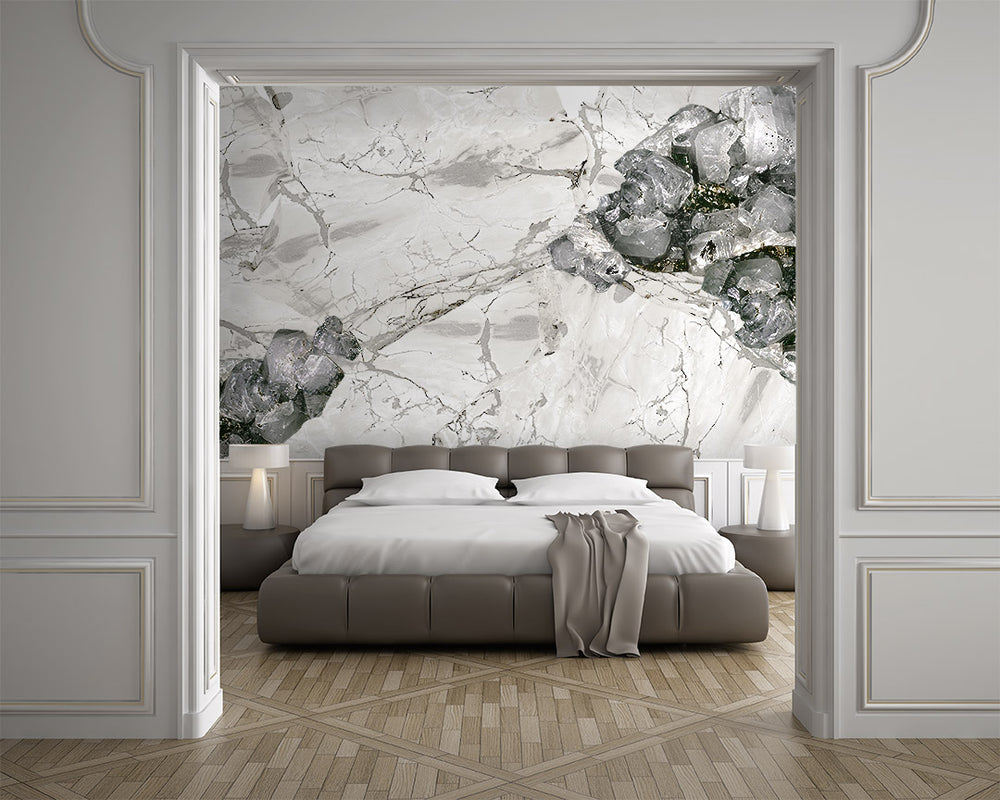 Apophyllite + Jasper in Frost Made to Measure Mural