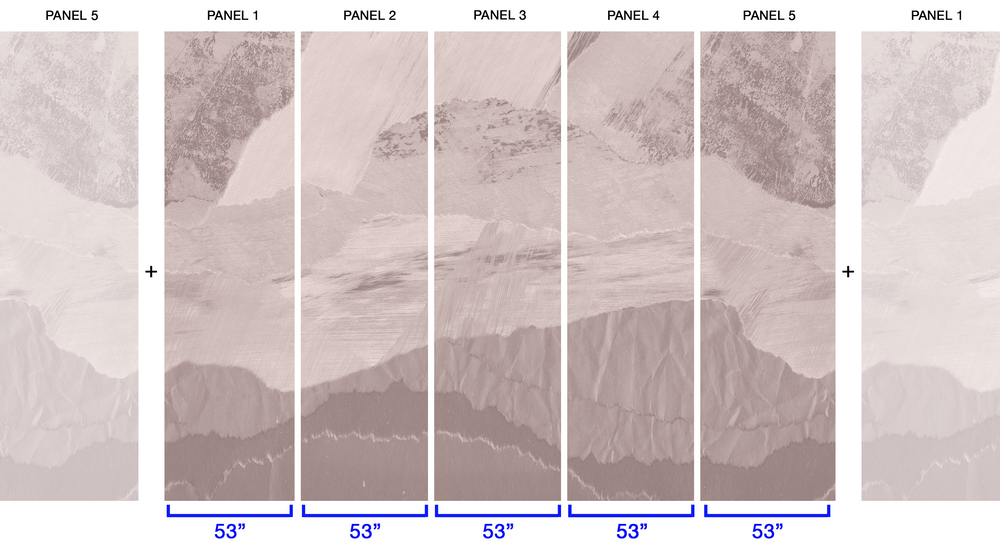 Big Basin in Rosewater - Wallpaper Mural - Quick Ship