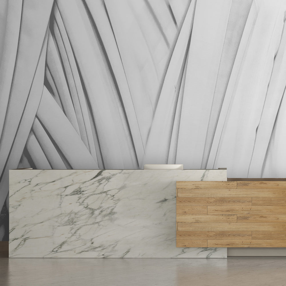 Chevaucher Argent Made to Measure Mural