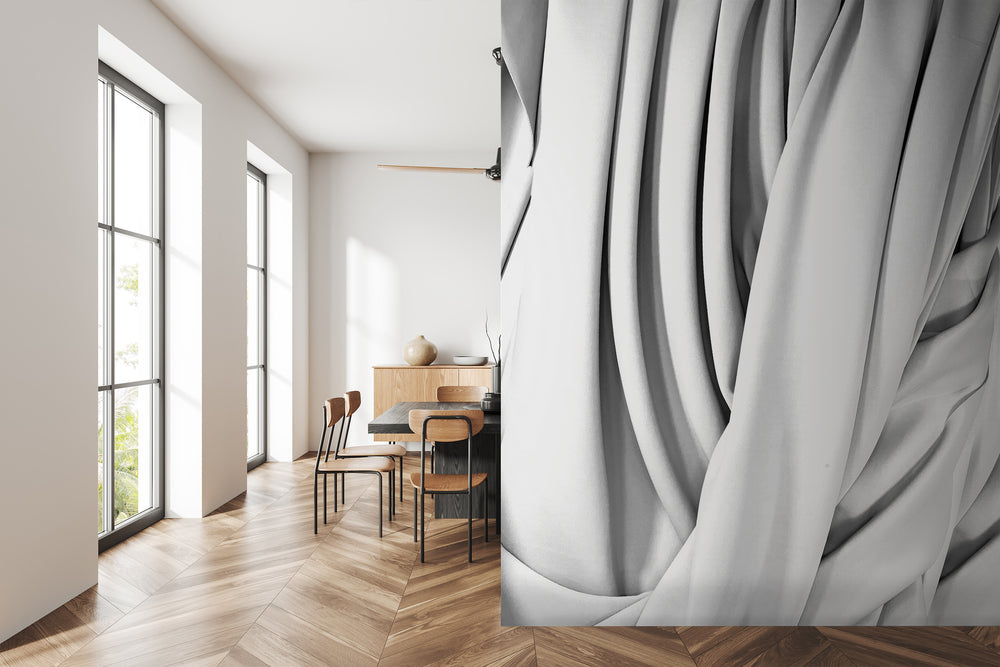 Crêtes Argent Made to Measure Mural