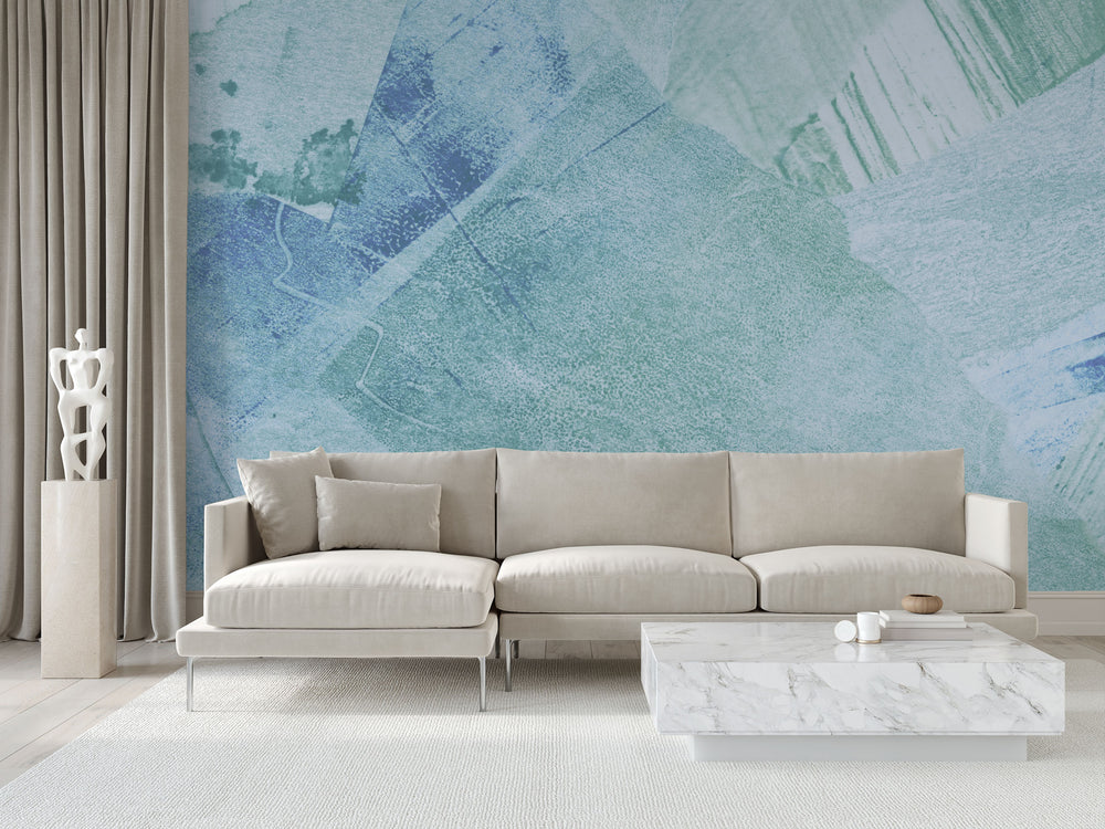 Disassembled in Aegean Made to Measure Mural