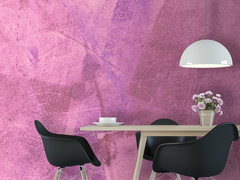 Disassembled in Orchid Made to Measure Mural