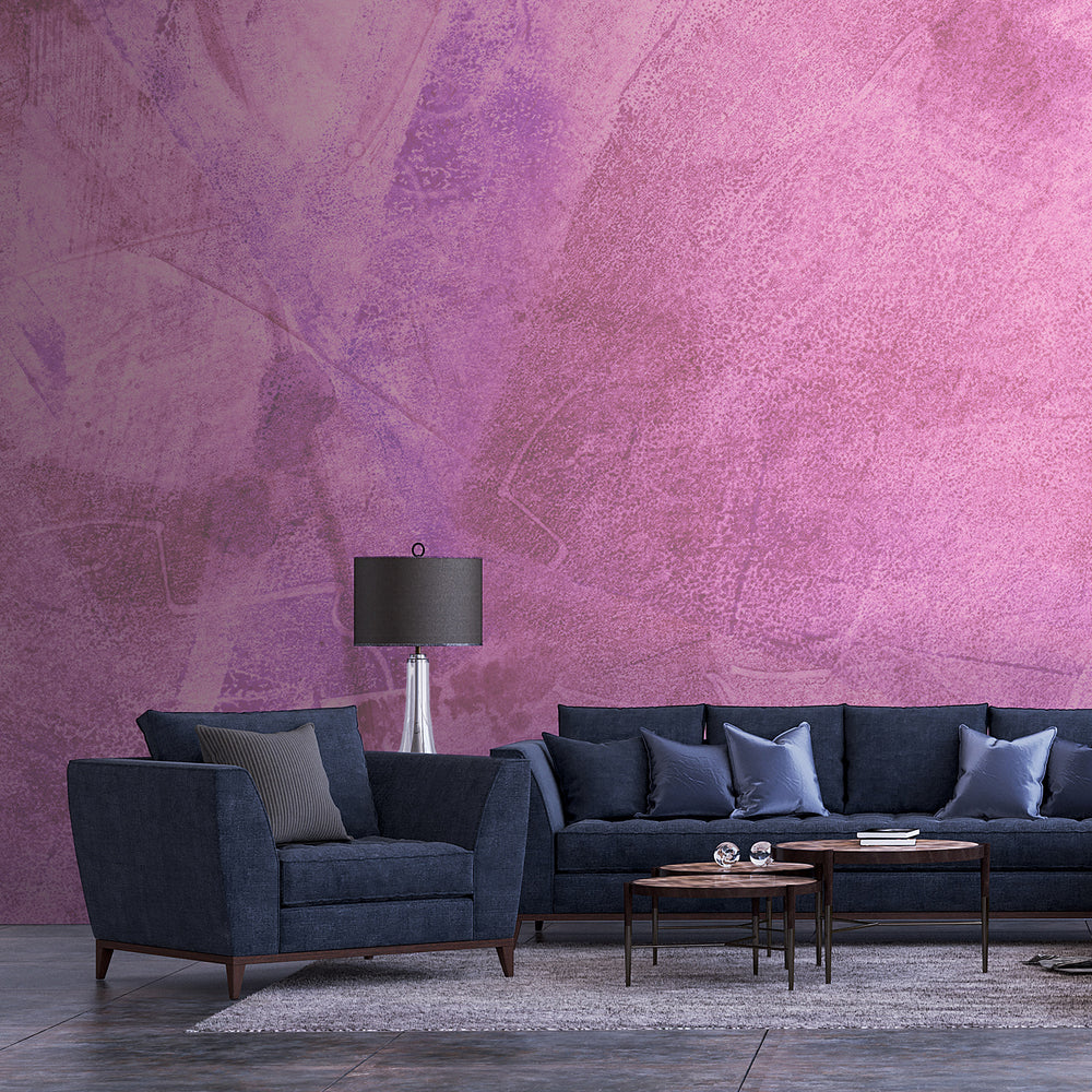 Disassembled in Orchid Made to Measure Mural