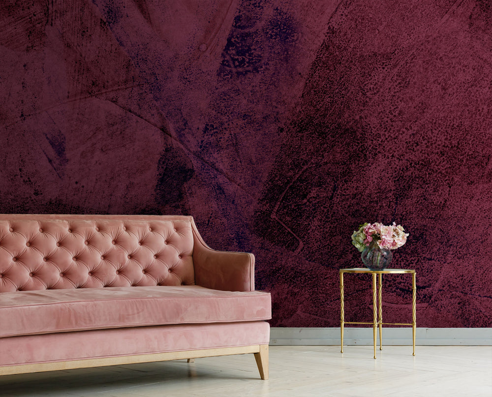 Disassembled in Sangria Made to Measure Mural