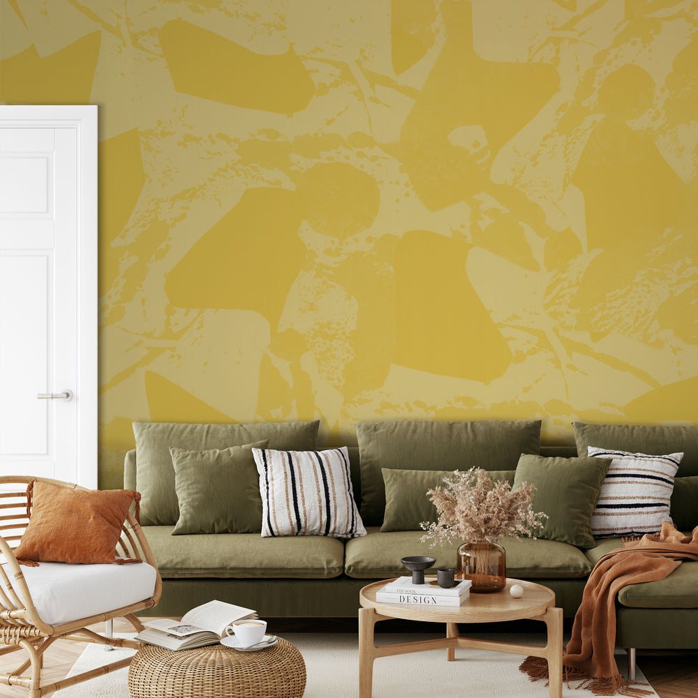 Discord in Marigold Made to Measure Mural