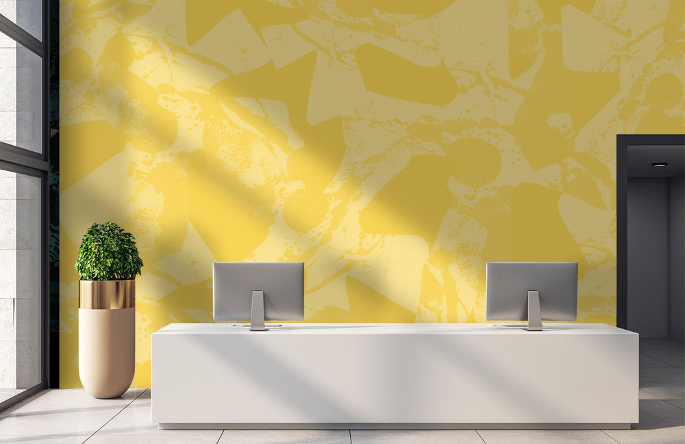 Discord in Marigold Made to Measure Mural