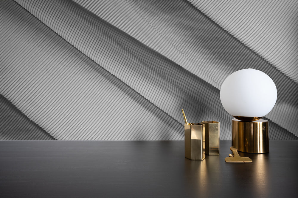 Dramatique Argent Made to Measure Mural