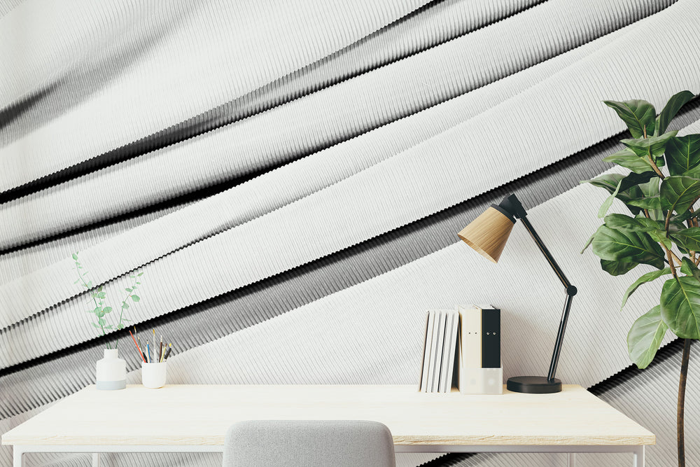 Kauffer Argent Made to Measure Mural