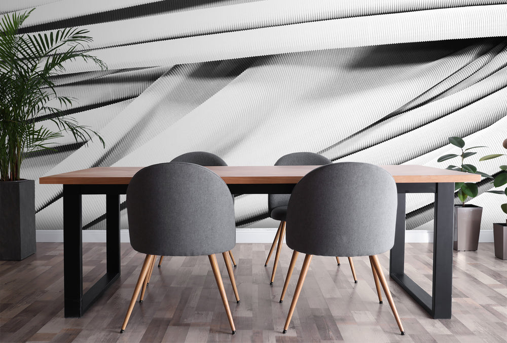 Kauffer Argent Made to Measure Mural