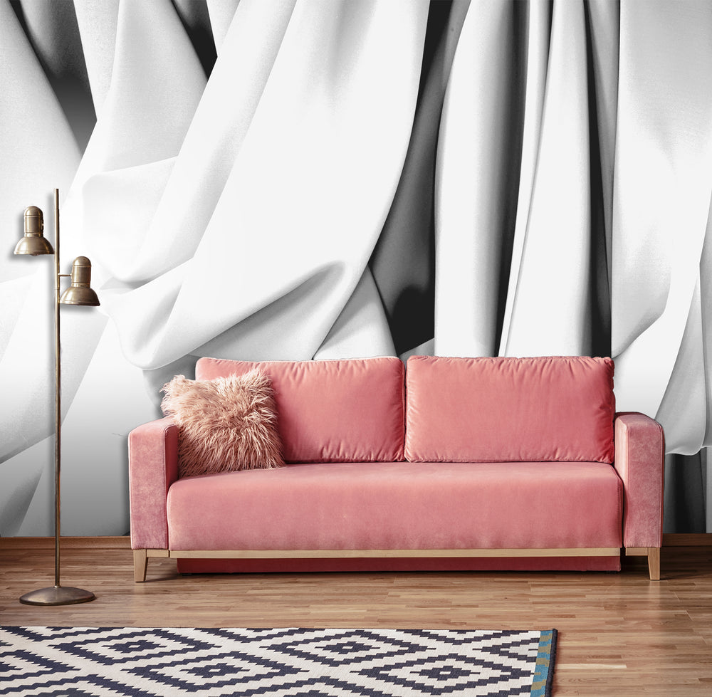 Montaigne Argent Made to Measure Mural