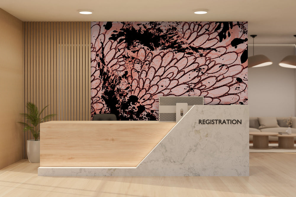 Pompon in Coral Made to Measure