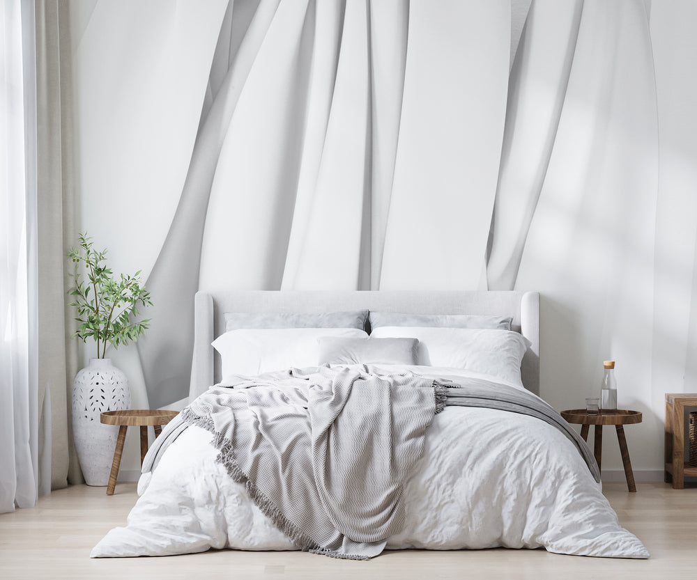 Profundeur Blanc Made to Measure Mural