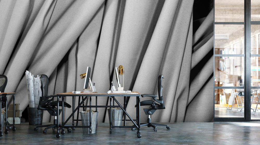 Rideaux Argent Made to Measure Mural