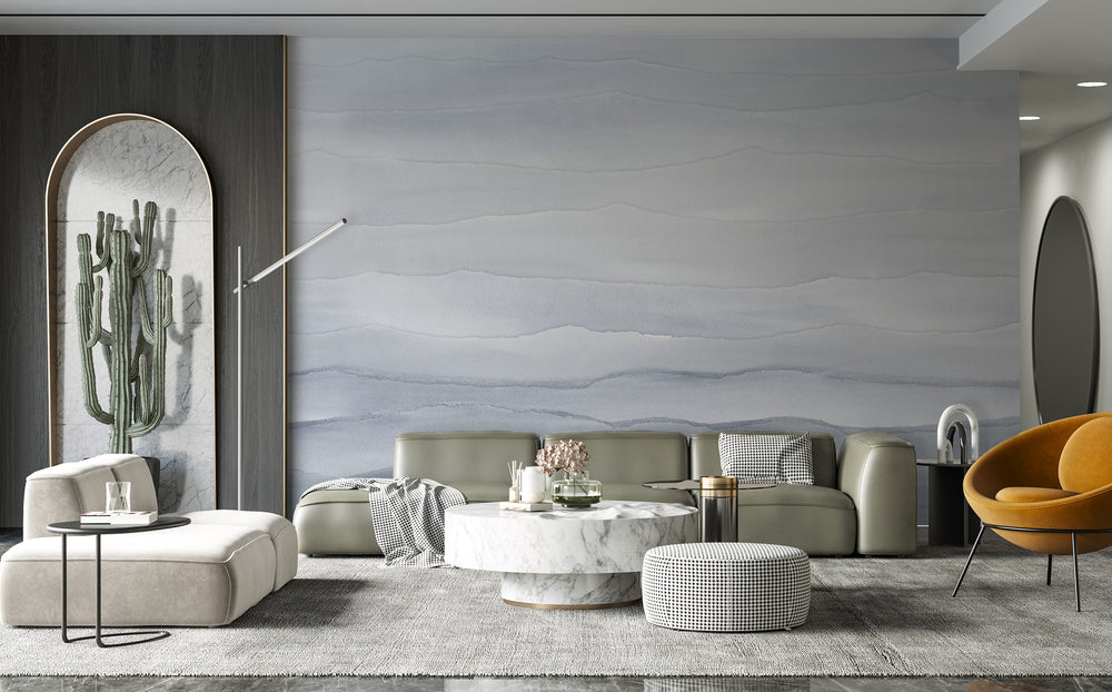 Ripple in Slate - Quick Ship Mural