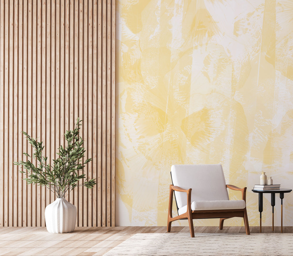 Roselle in Marigold Made to Measure Mural