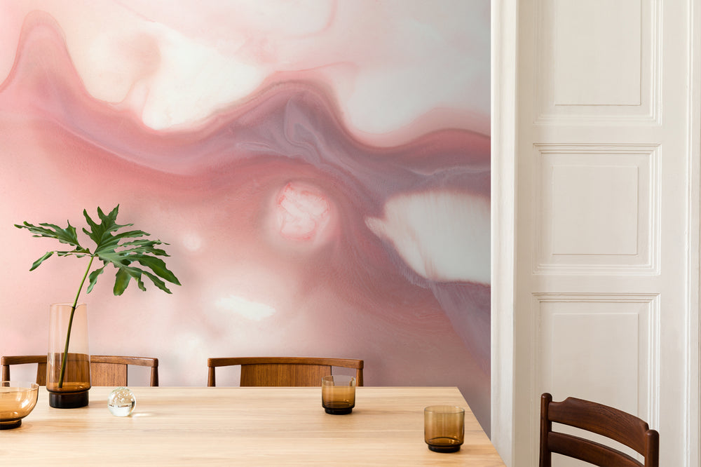 Seashell Pink Made to Measure Mural