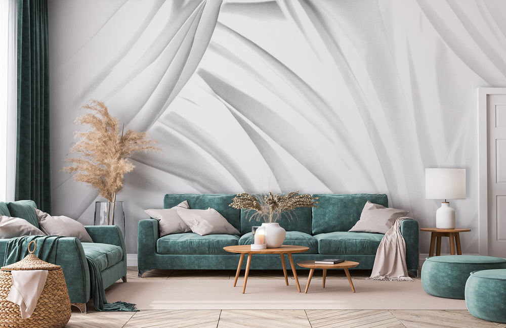 Tricot Blanc Made to Measure Mural