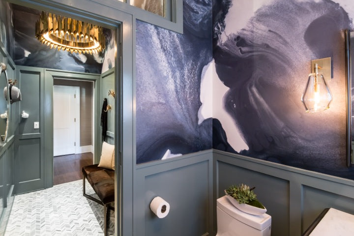 Turbulent Sea Made to Measure Mural