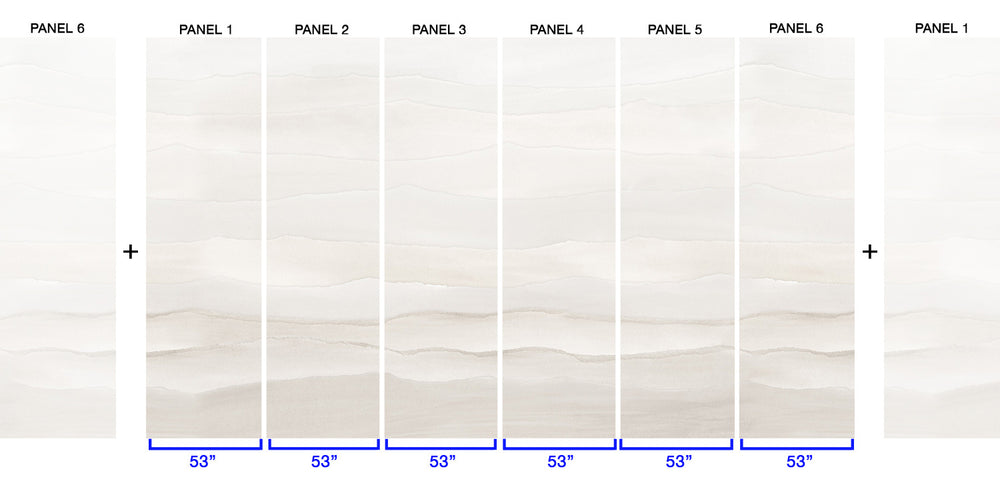 Ripple in Bone - Quick Ship Mural