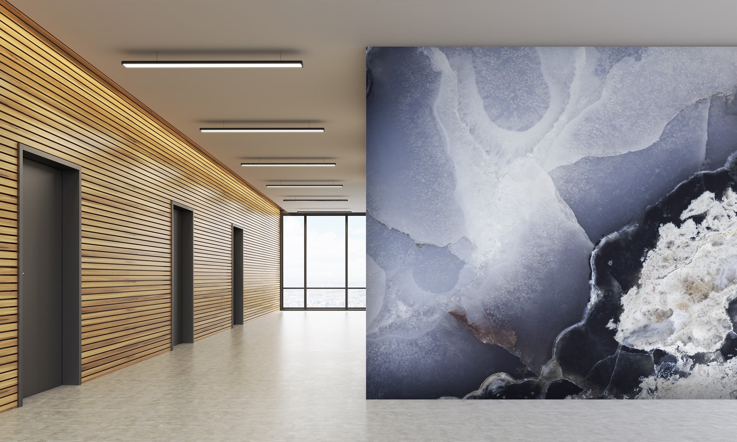 Image of Agate in Mist Made to Measure Mural
