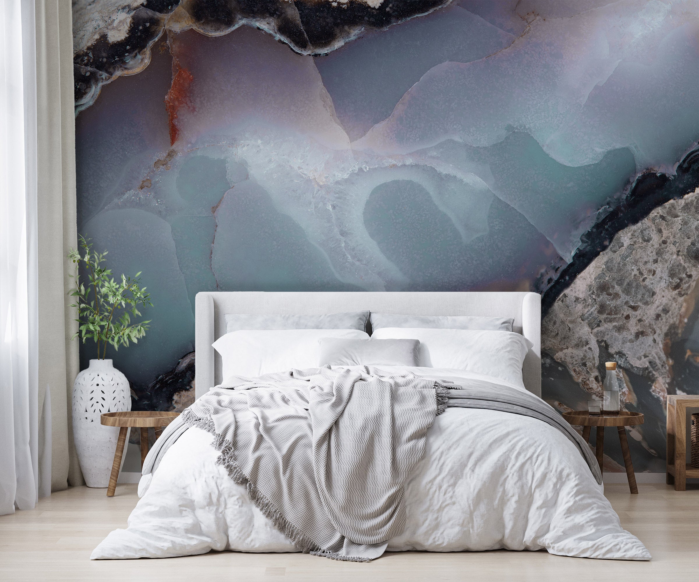 Image of Agate in Seafoam Made to Measure Mural