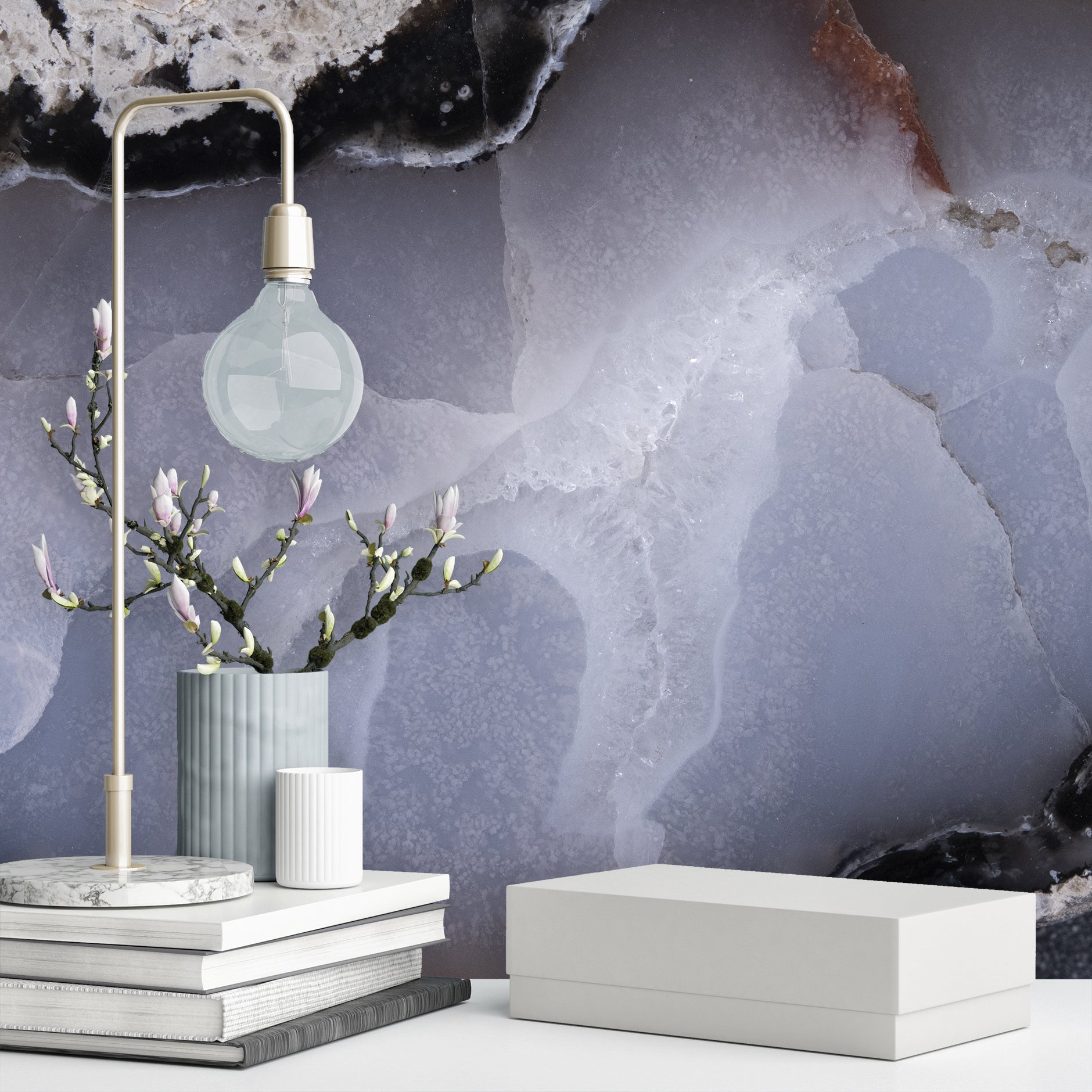 Image of Agate in Mist Made to Measure Mural