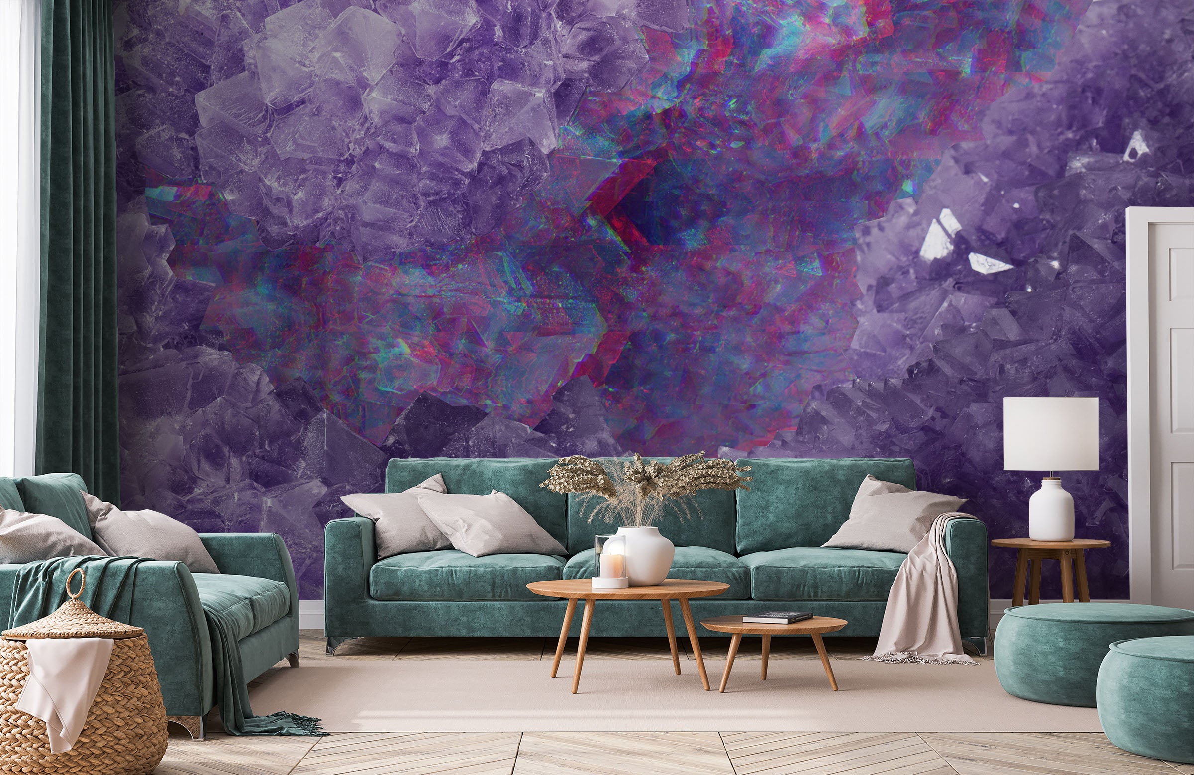 Image of Alunite Fragmentation Made to Measure Mural