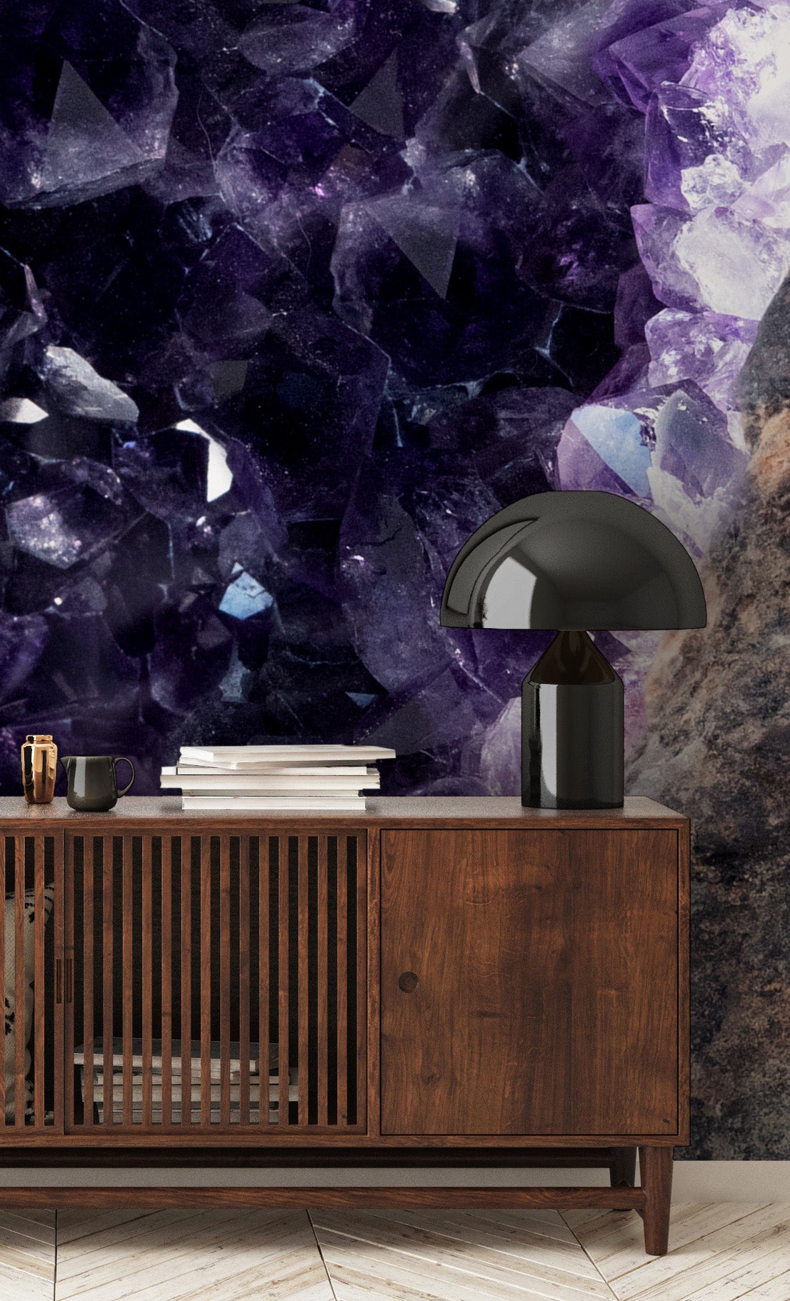 Amethyst Geode Made to Measure Mural