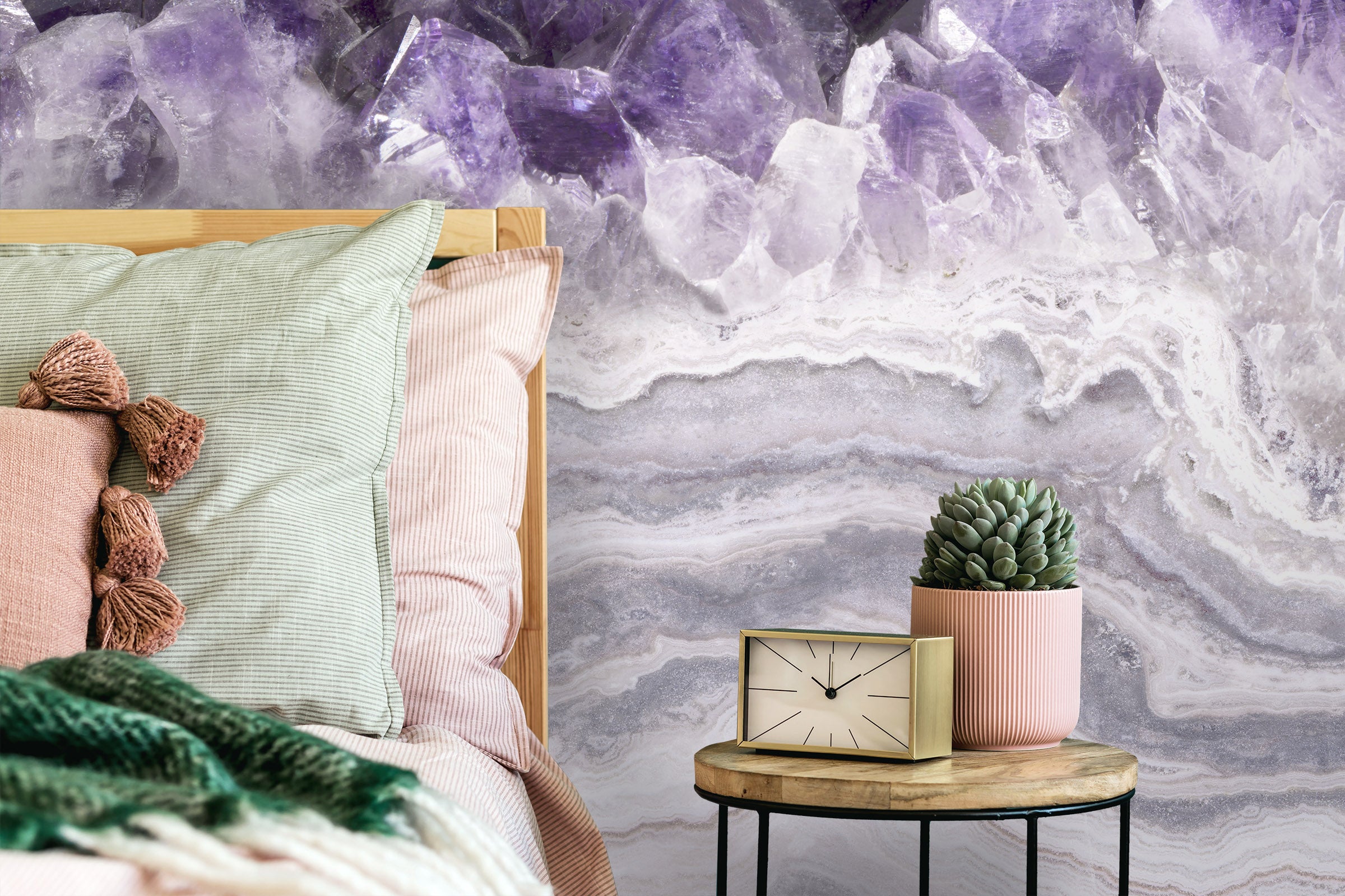 Image of Amethyst in Violaceous Made to Measure Mural