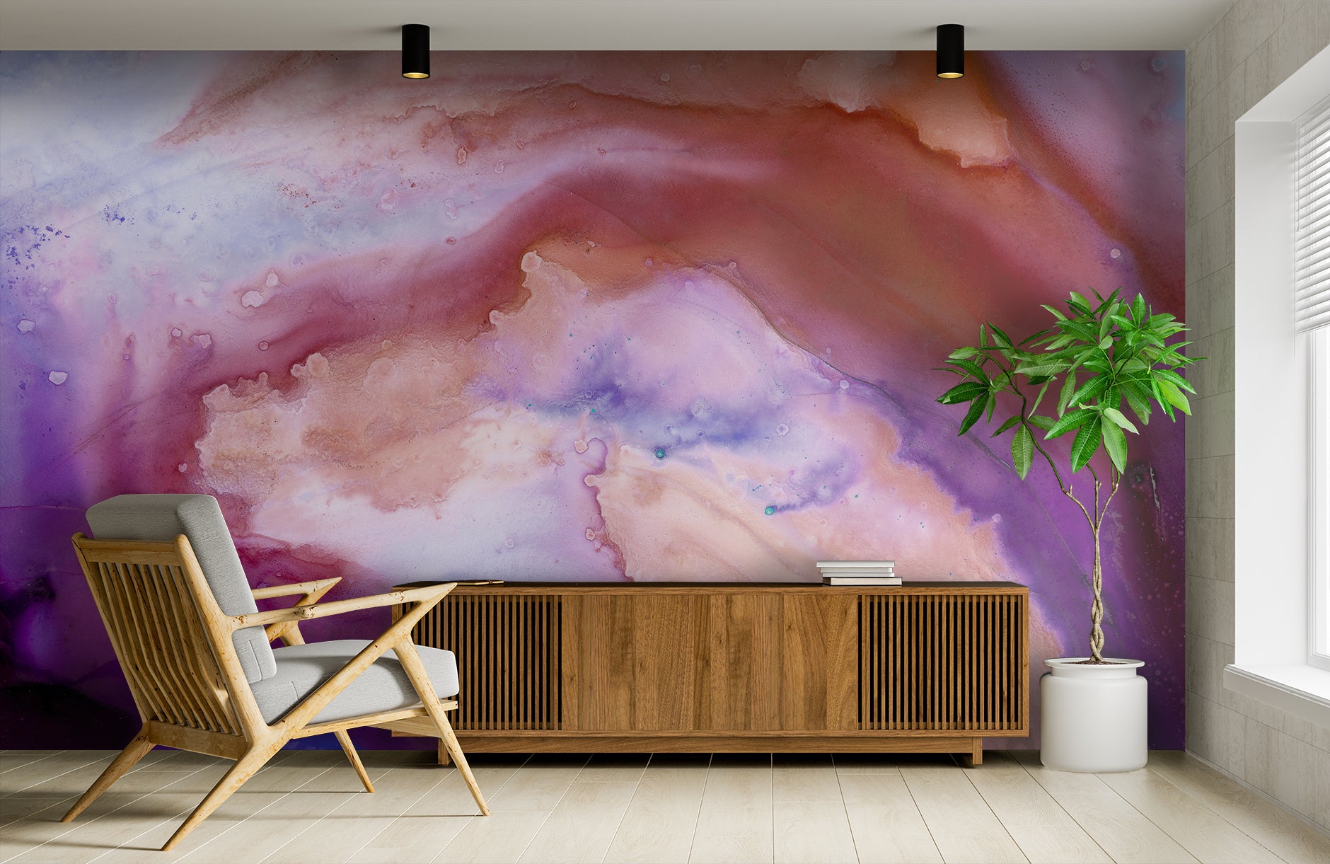 Image of Angeleno Sunset Made to Measure Mural