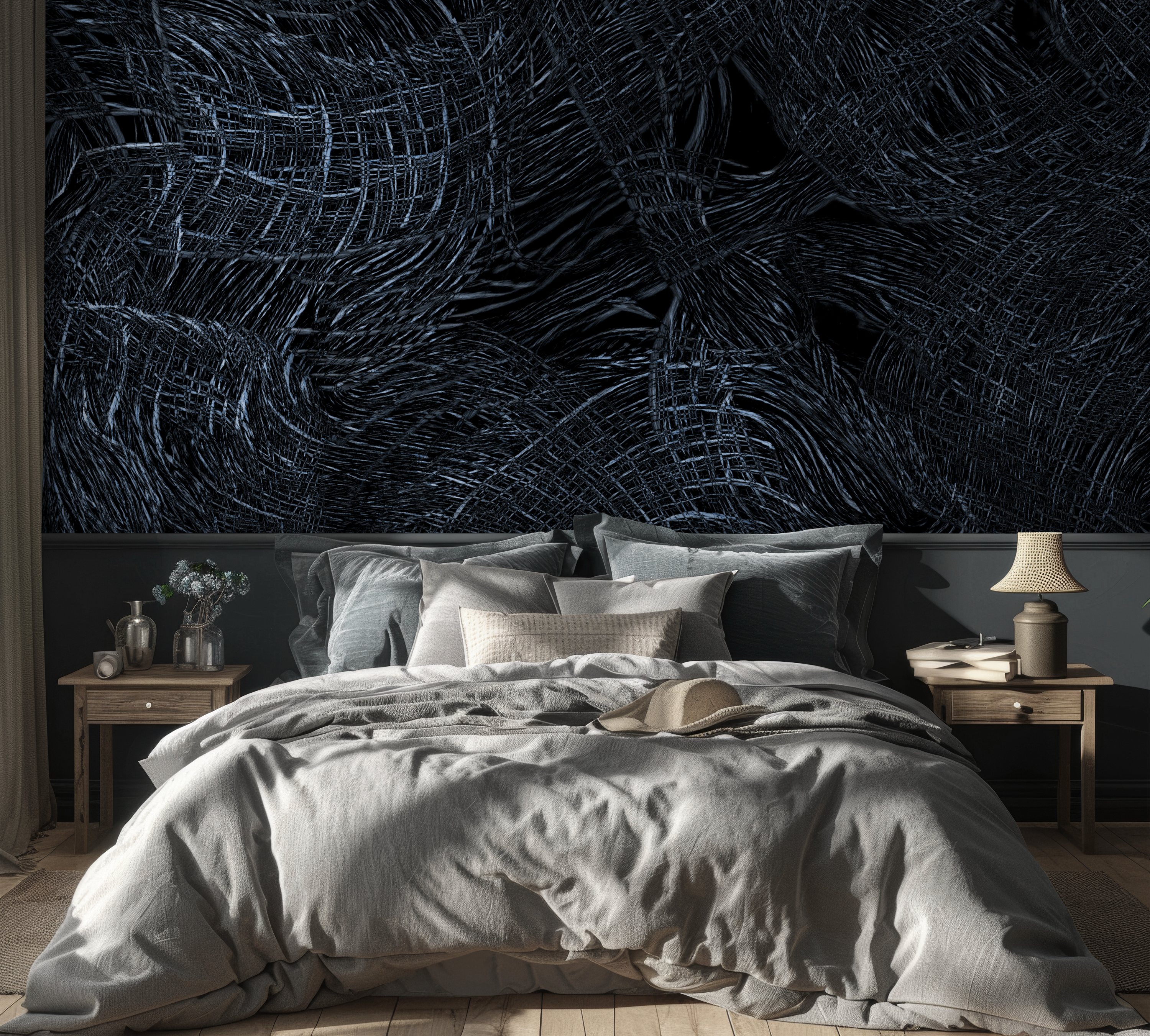Image of Anza-Borrego in Midnight - Wallpaper Mural - Quick Ship