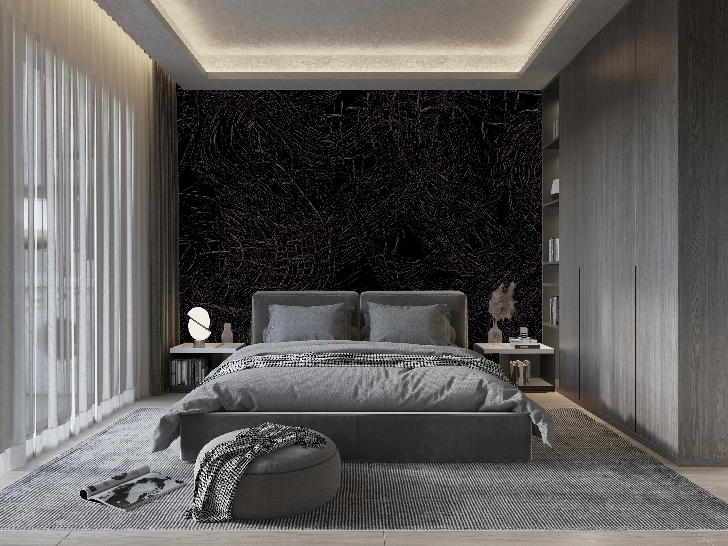 Image of Anza-Borrego in Orchid Mist - Wallpaper Mural - Quick Ship