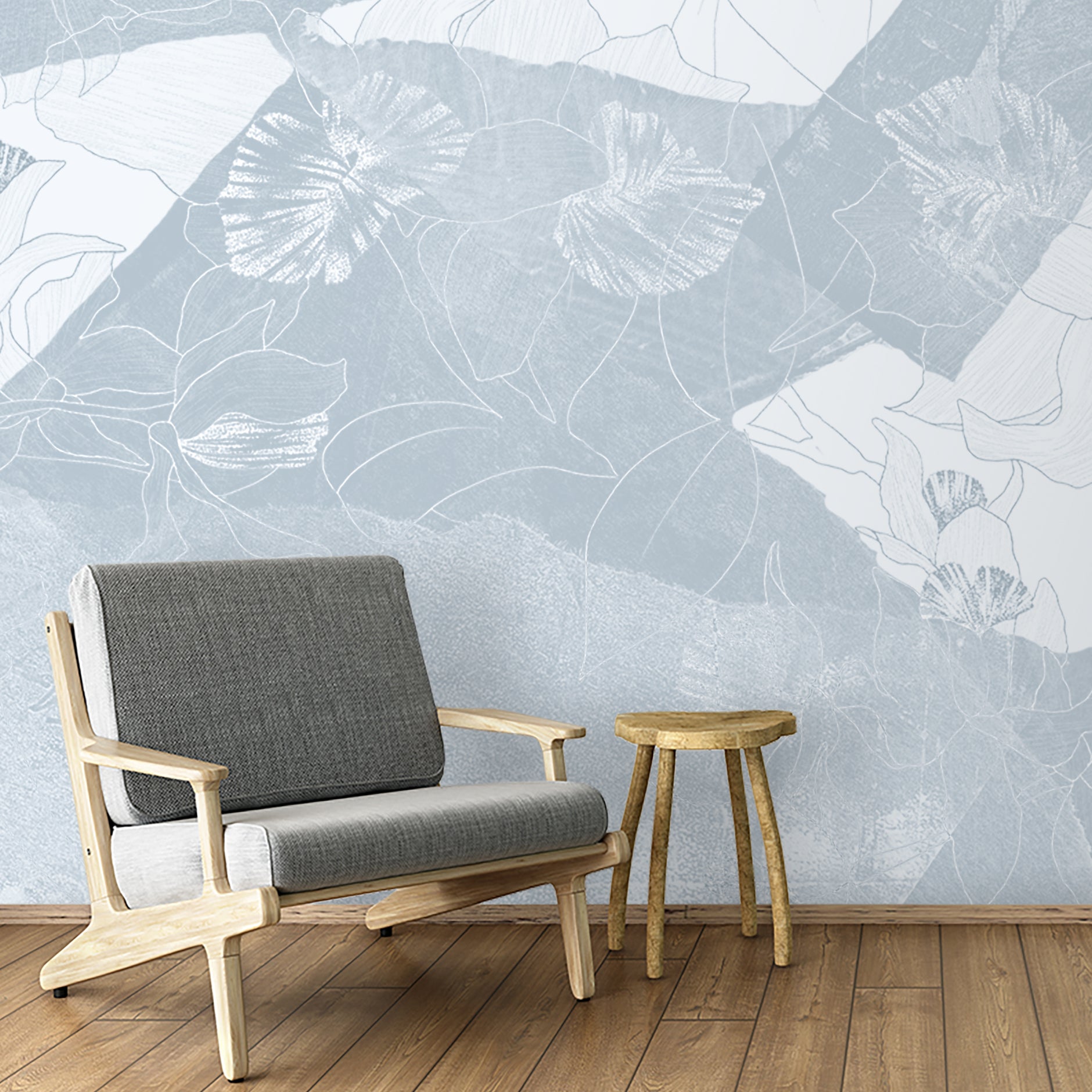 Assemblage in Slate Made to Measure Mural