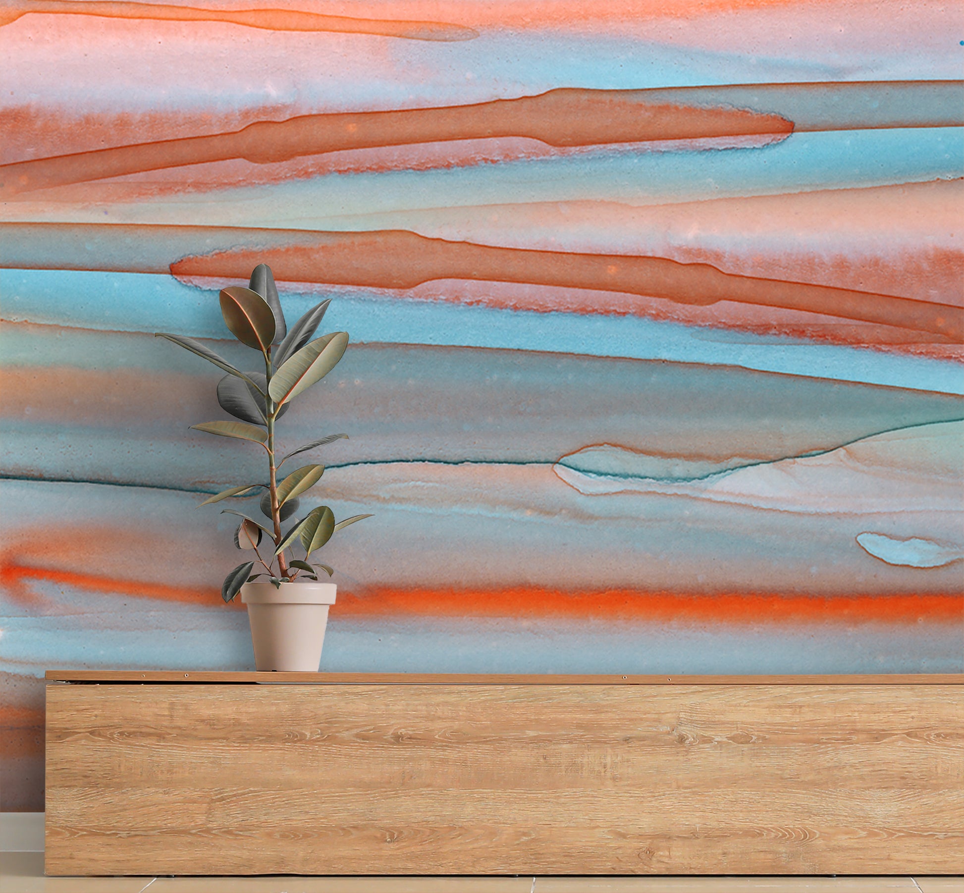 Beach Drips Made to Measure Mural
