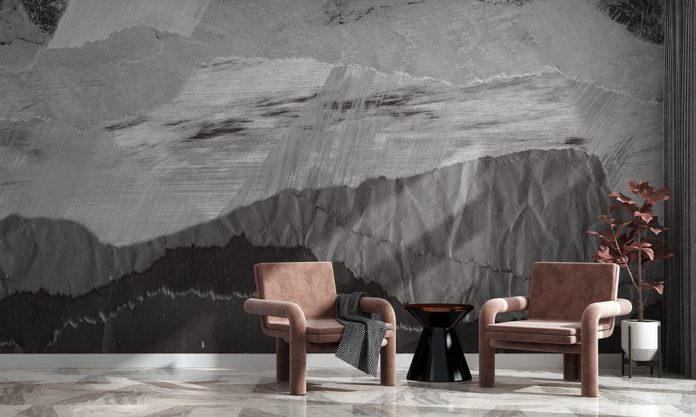 Big Basin in Cinder - Wallpaper Mural - Quick Ship