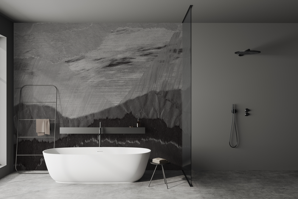 Big Basin in Cinder - Wallpaper Mural - Quick Ship