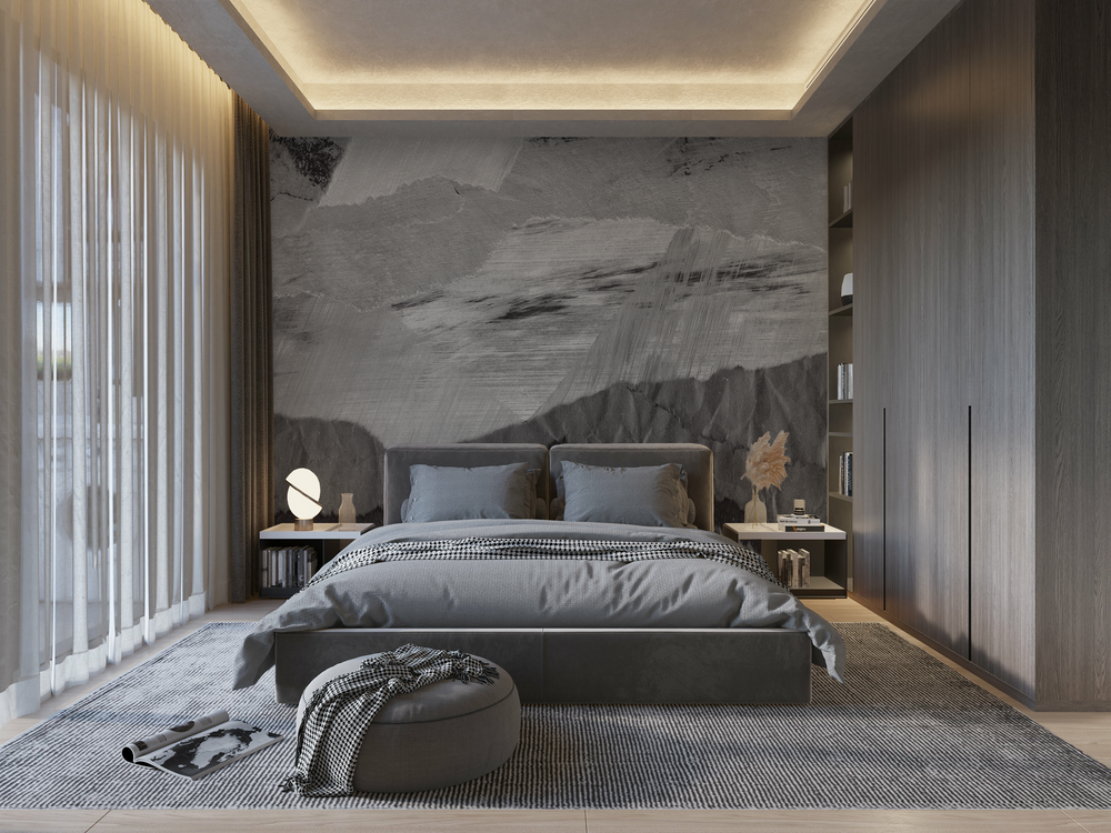 Big Basin in Cinder - Wallpaper Mural - Quick Ship