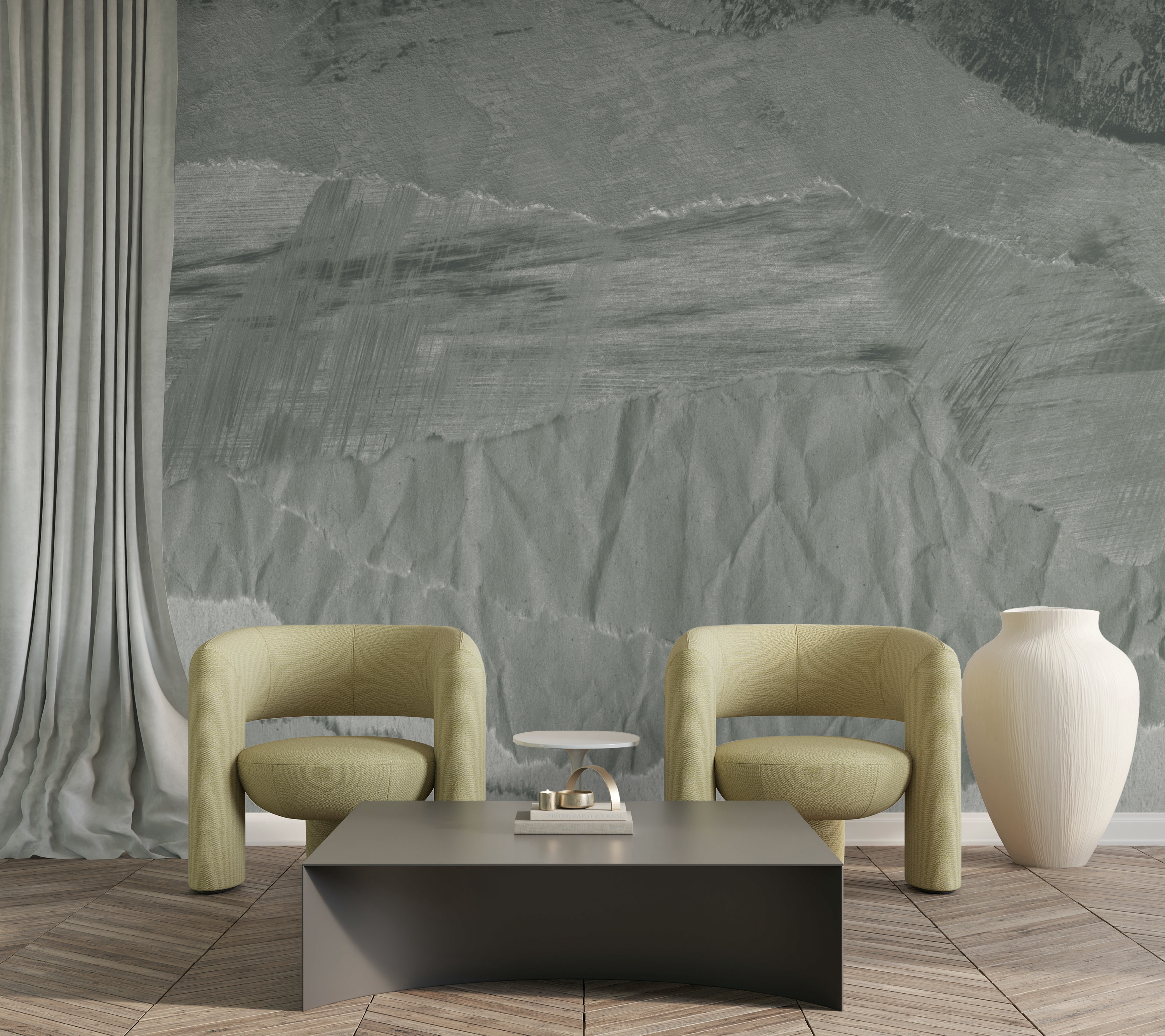 Image of Big Basin in Willow - Wallpaper Mural - Quick Ship