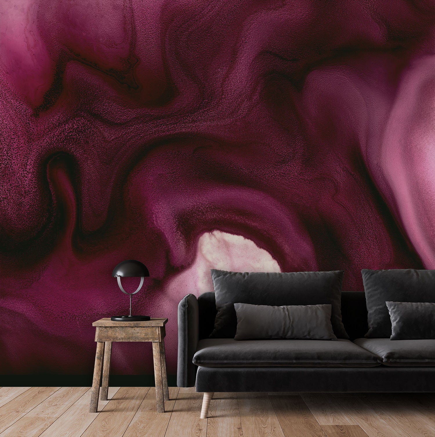 Image of Black Cherry Made to Measure Mural