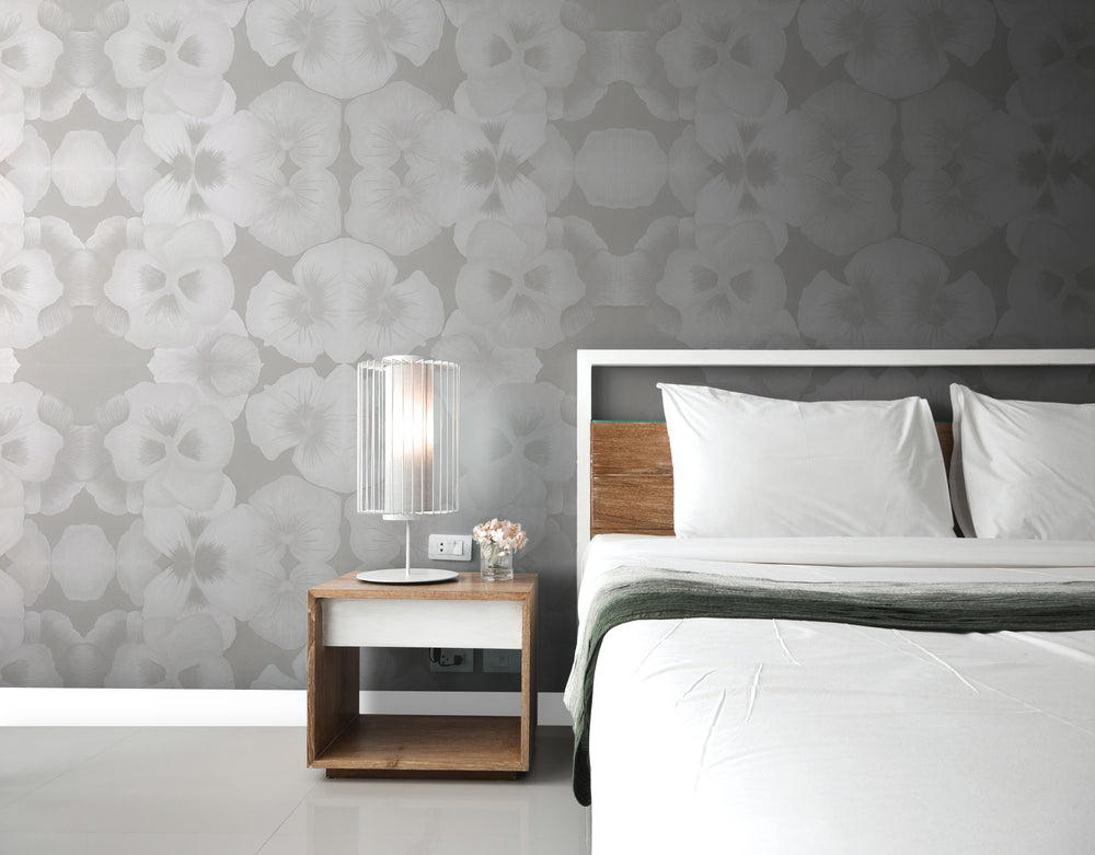 Blossom in Silver Made to Measure Mural