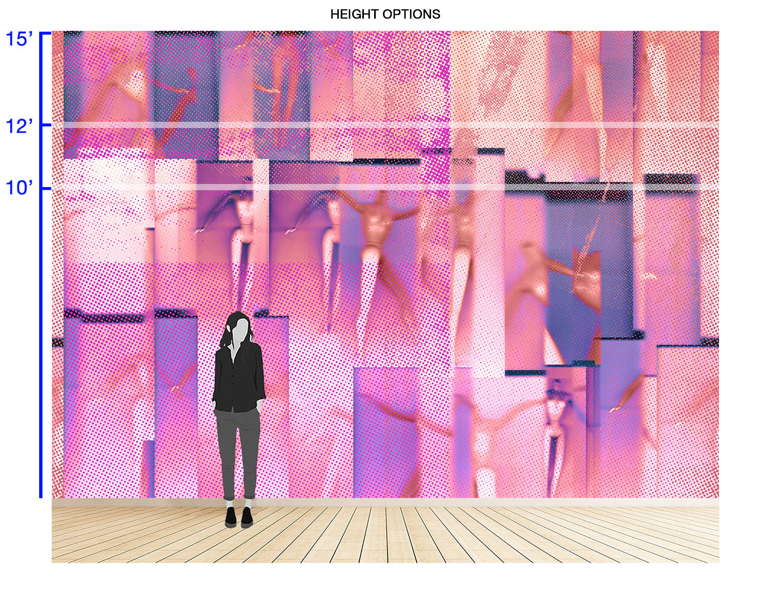 Image of C'mon Barbie - Wallpaper Mural - Quick Ship