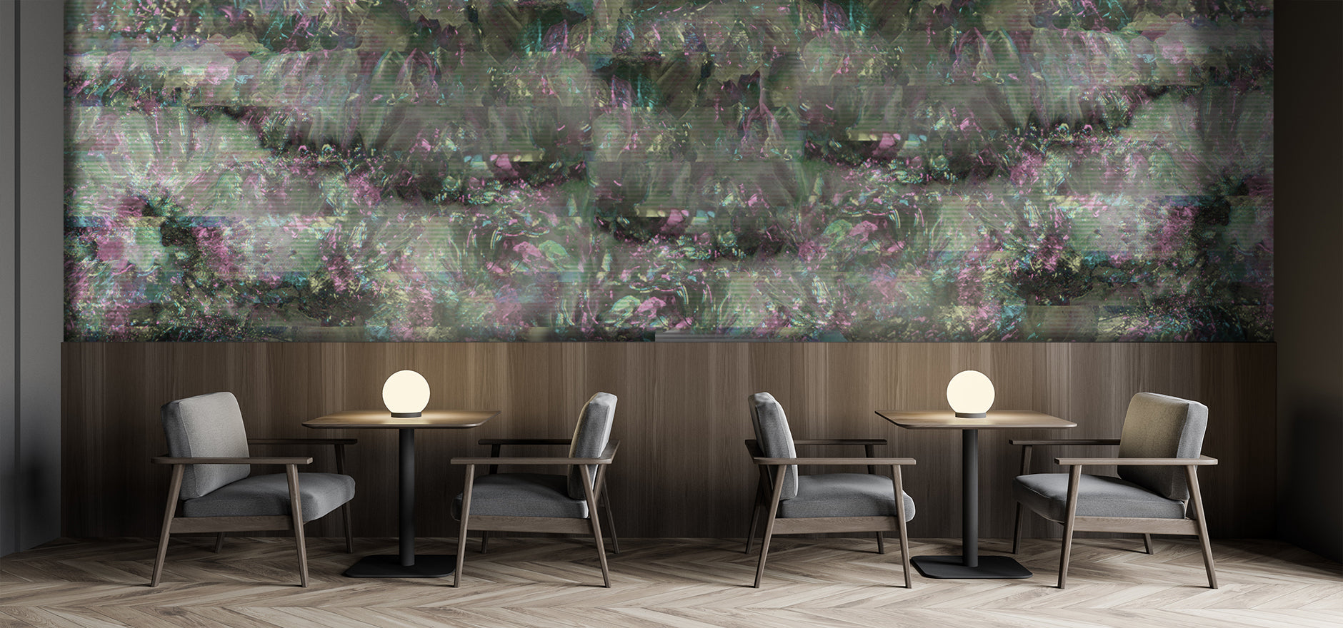 Image of Calcite Fragment in Haze Made to Measure Mural