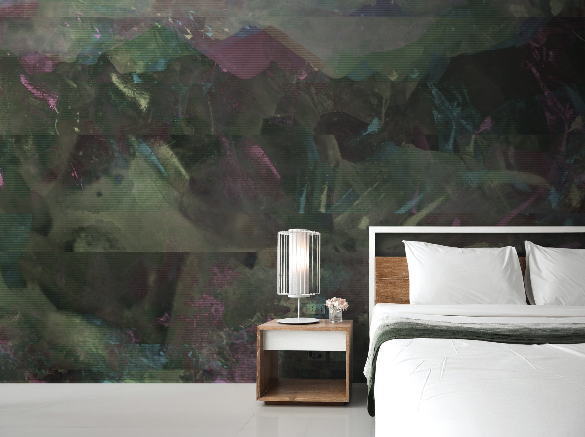 Calcite Fragment in Haze Made to Measure Mural