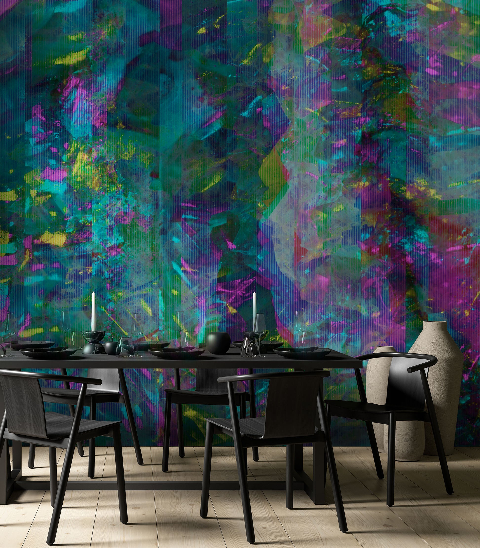 Calcite Fragment in Patina Made to Measure Mural