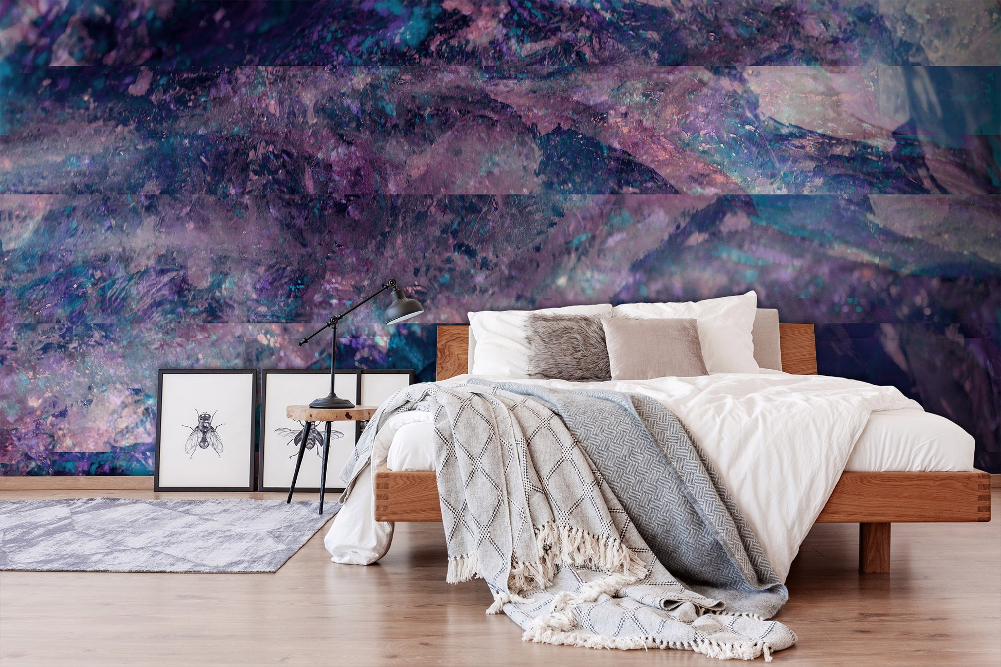 Calcite Glitch in Twilight Made to Measure Mural