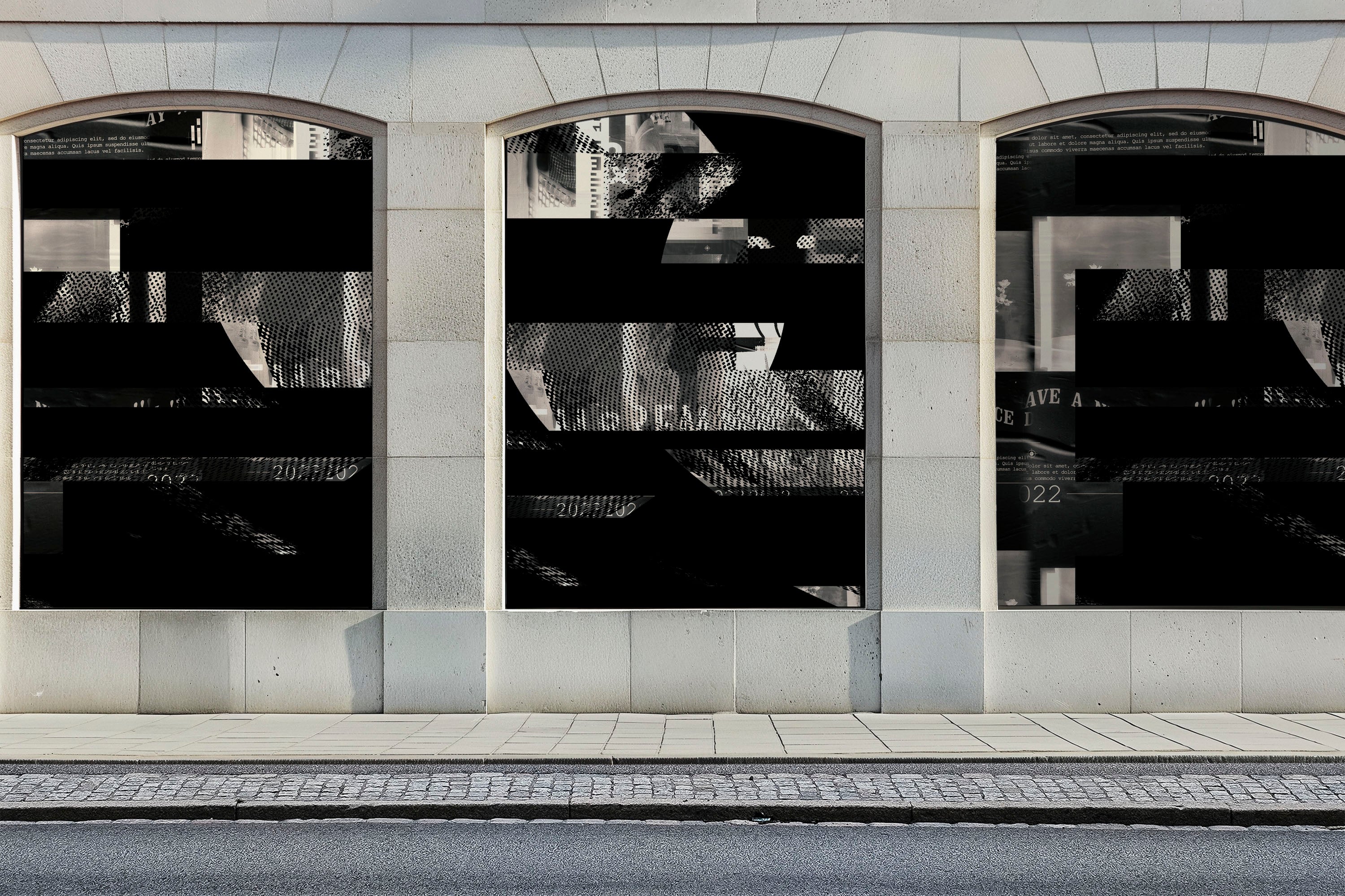 Image of Catalyze in Black - Wallpaper Mural - Quick Ship