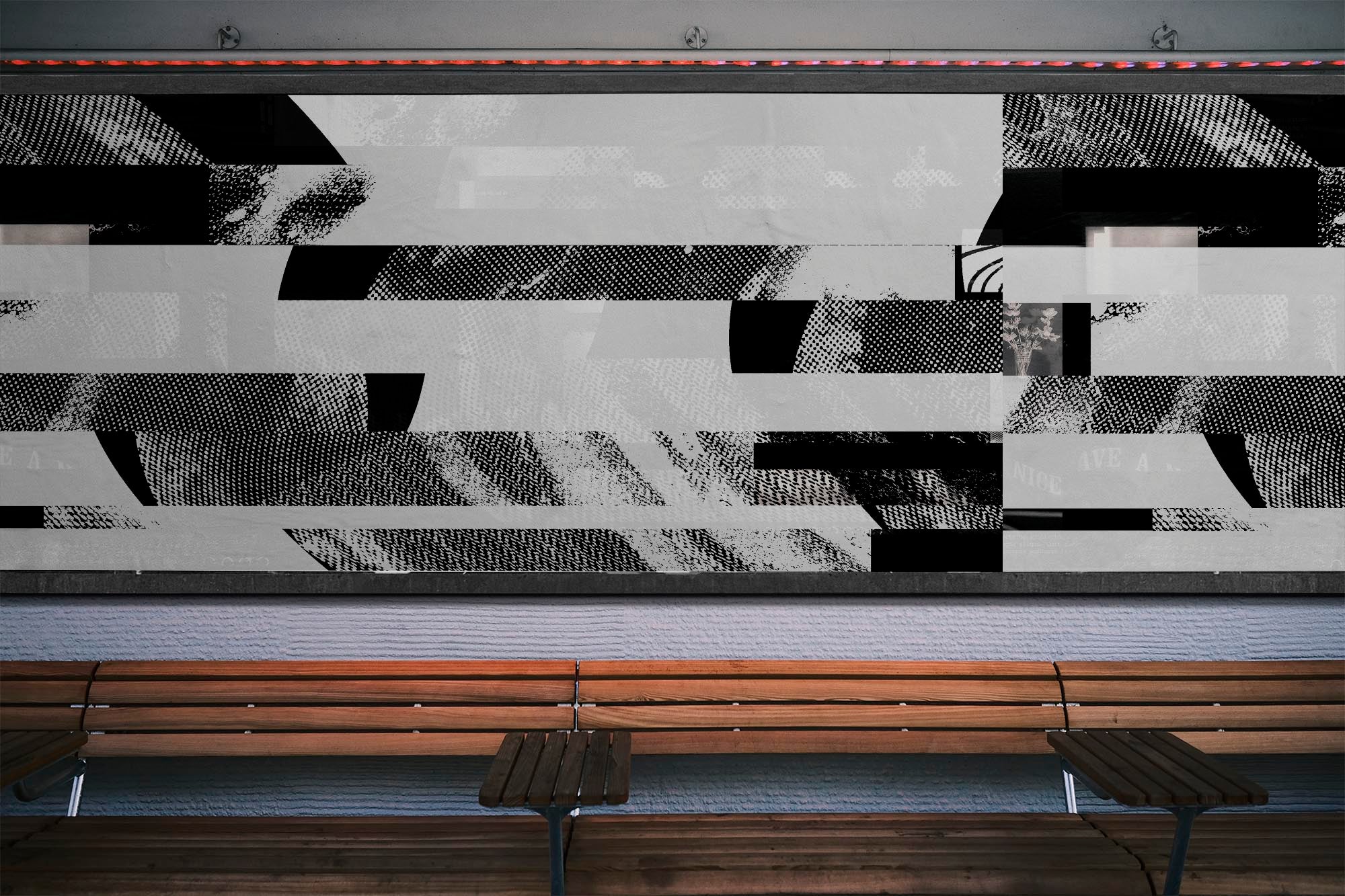 Image of Catalyze in White - Wallpaper Mural - Quick Ship