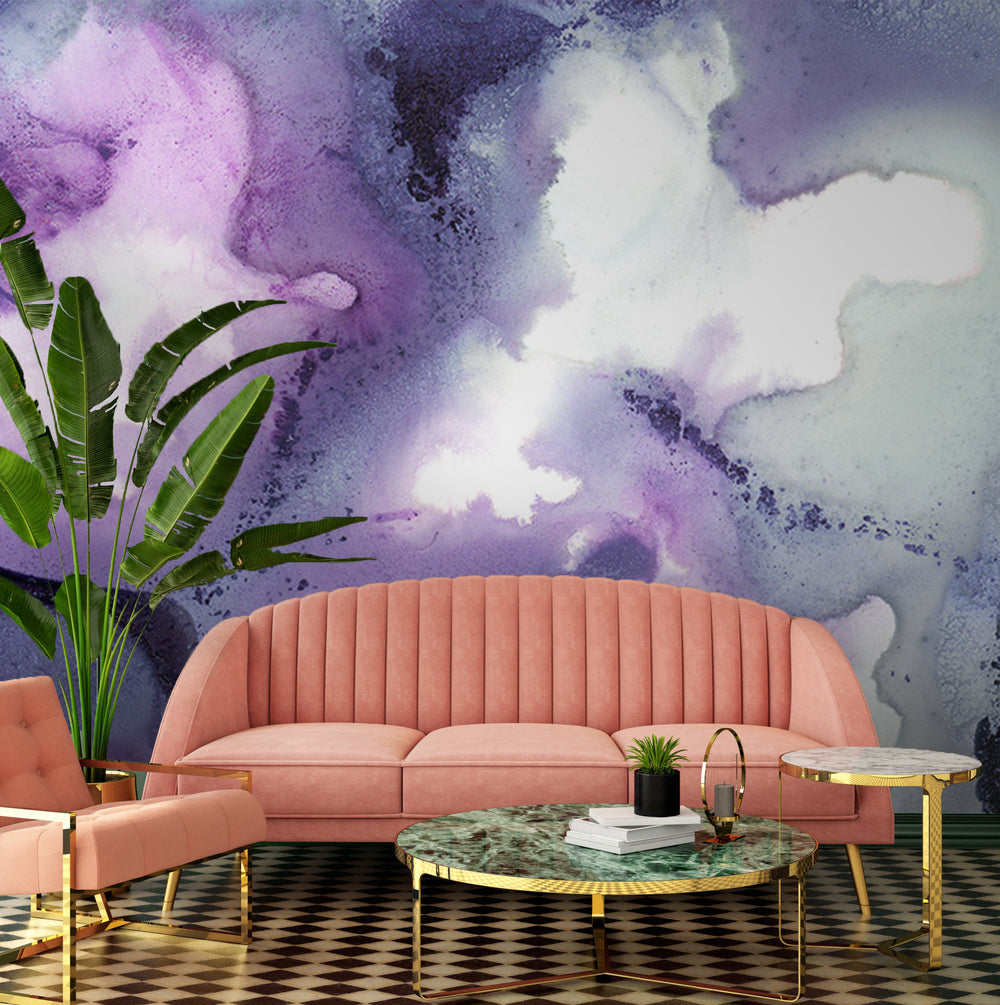 Celestial Violet Made to Measure Mural