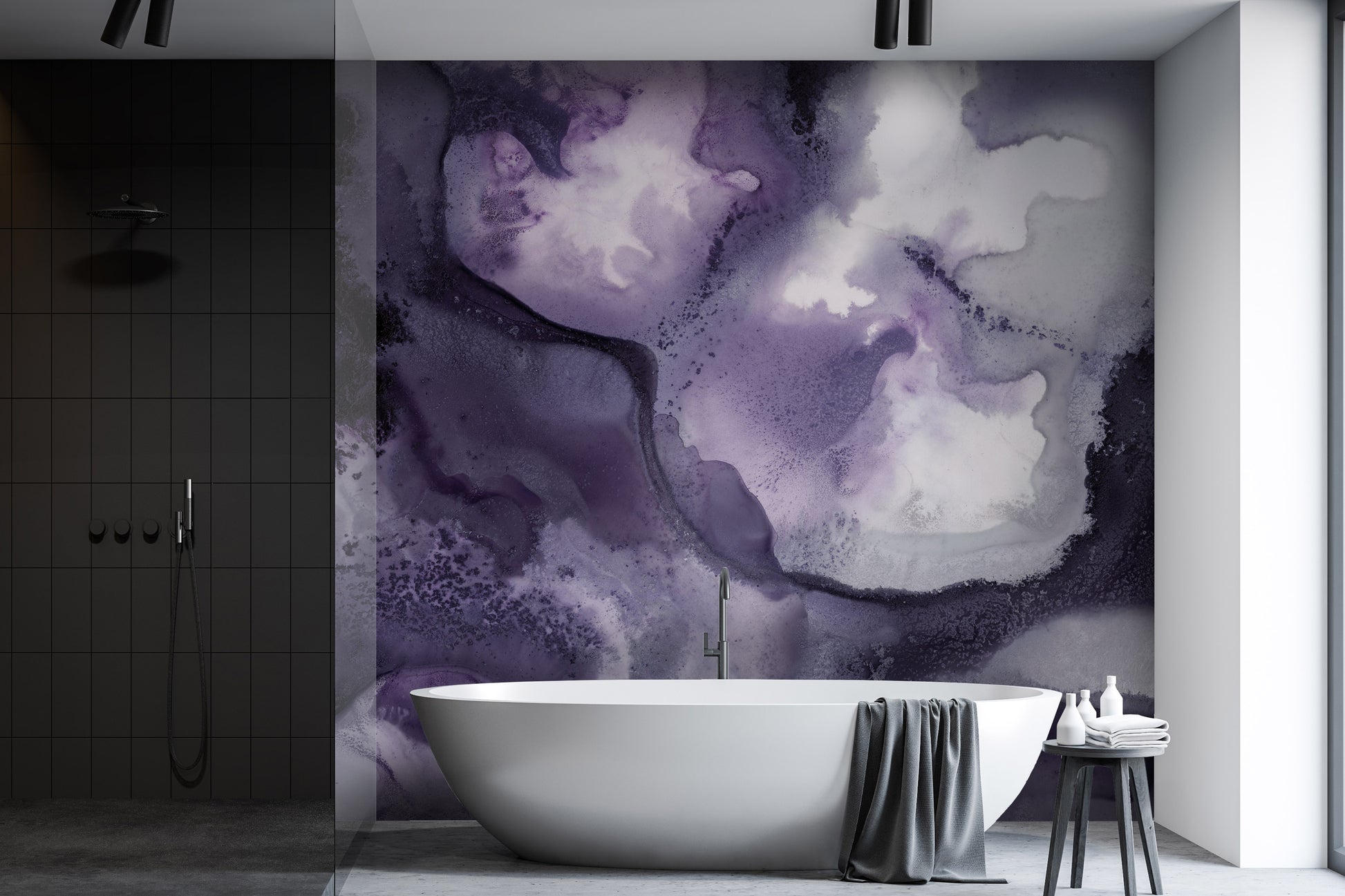 Celestial Violet Made to Measure Mural